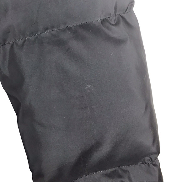 Juicy Couture Puffer Coat Jacket Feather Down Hooded Pockets Black Size Large - Picture 5 of 13